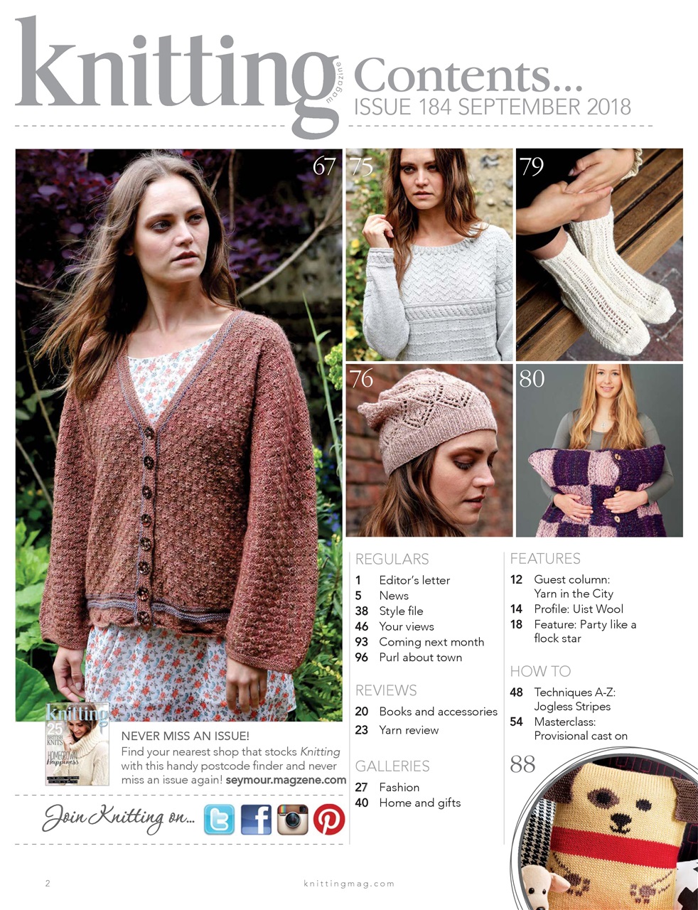 Knitting Preview Pages