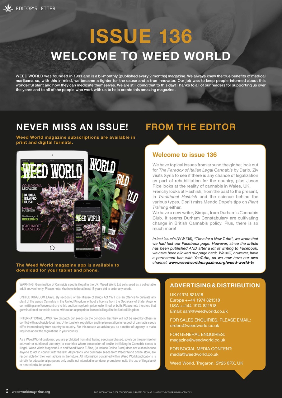Weed World Preview Pages