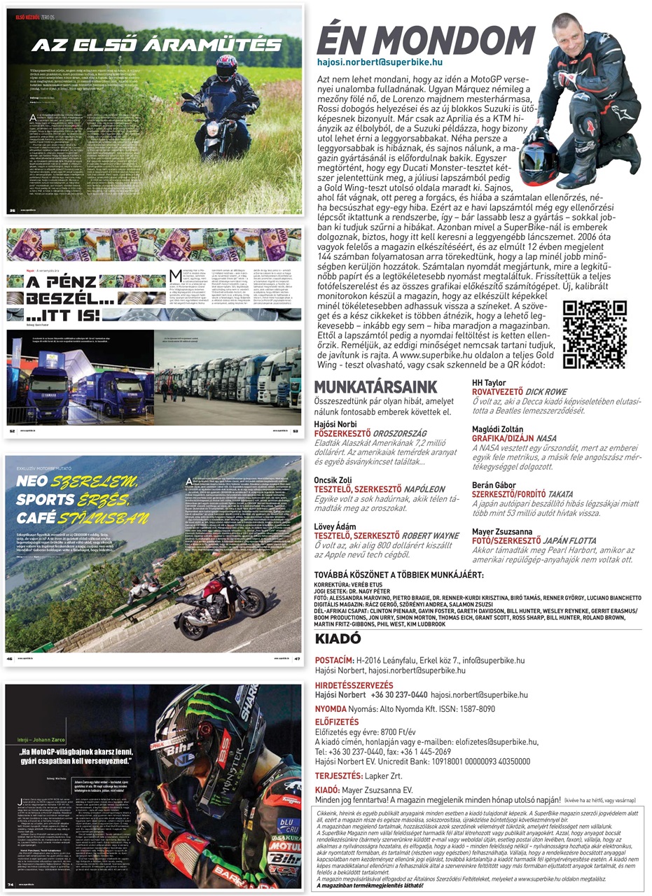 SuperBike Hungary Preview Pages