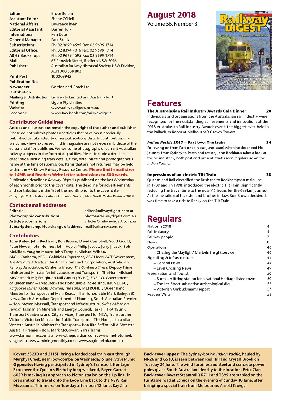 Railway Digest Preview Pages