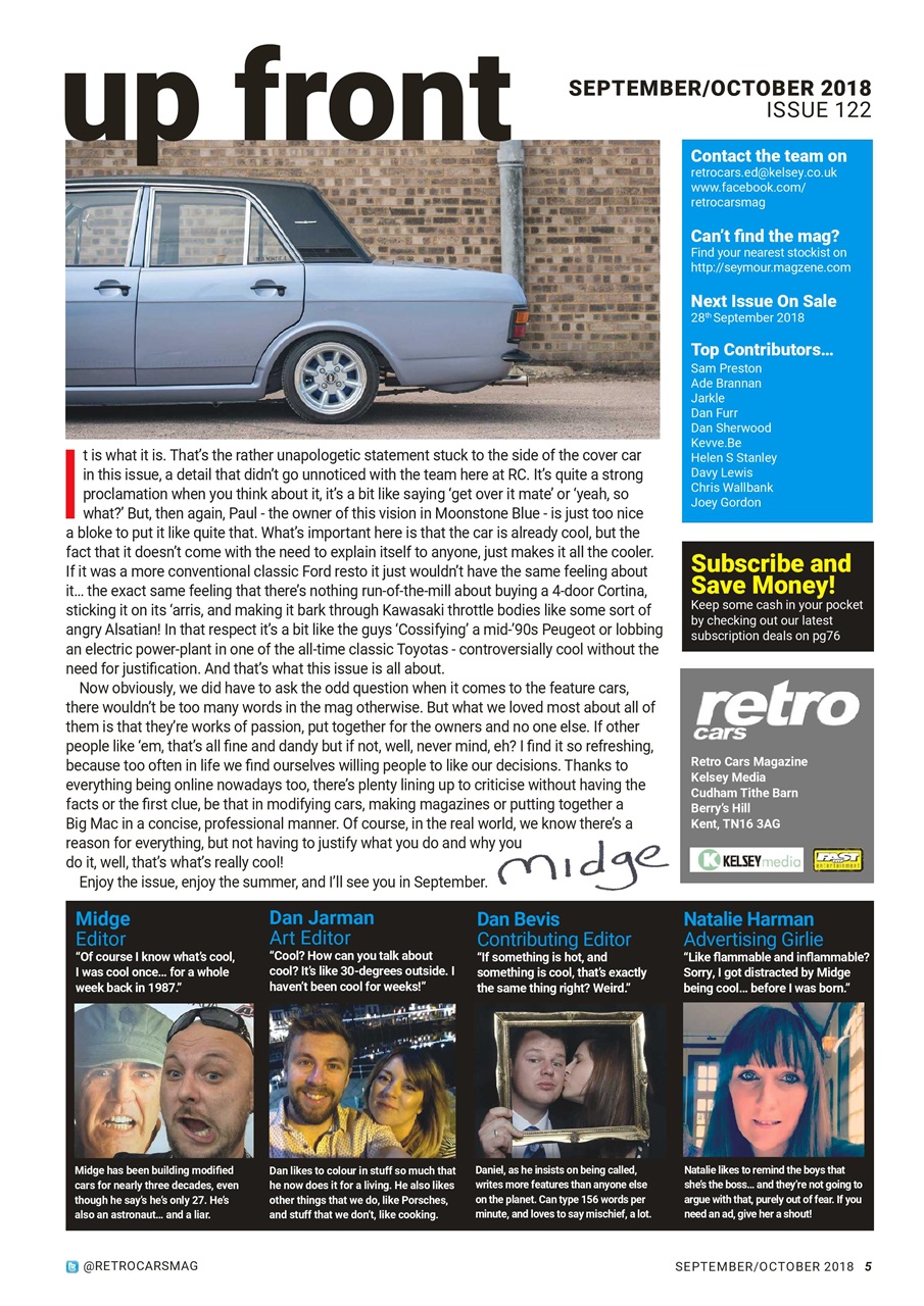 Retro Cars Preview Pages