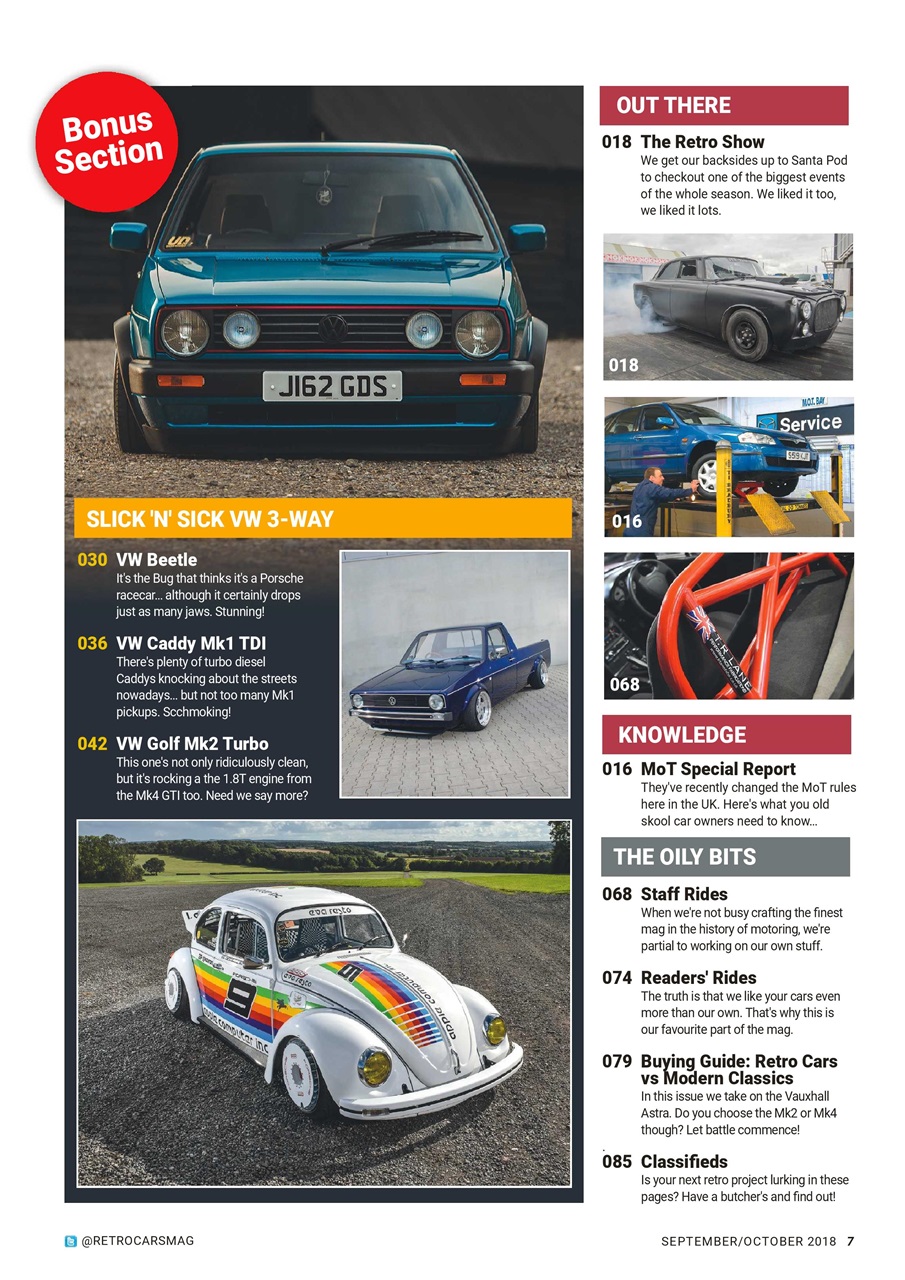 Retro Cars Preview Pages
