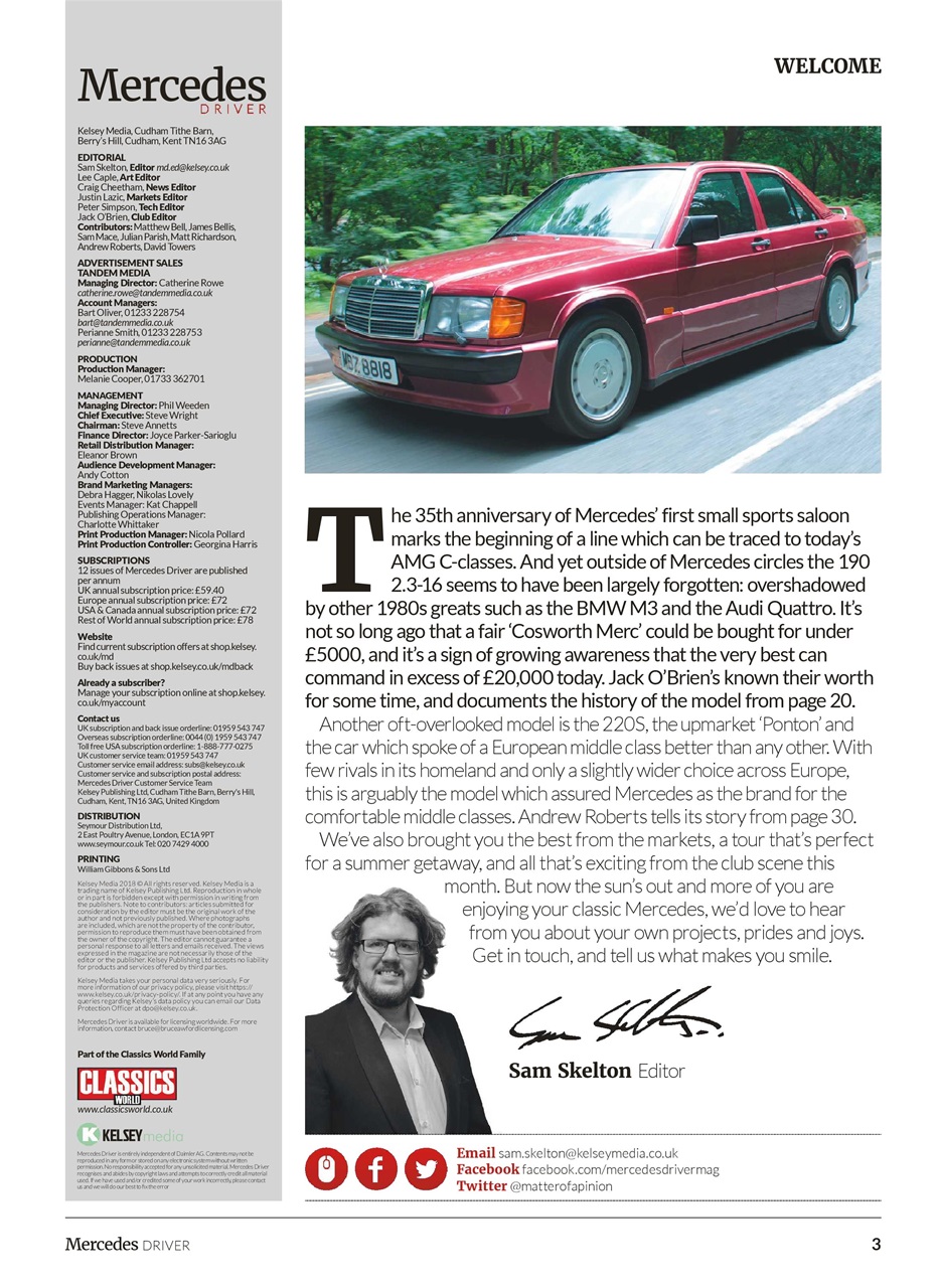 Mercedes Driver Magazine Preview Pages