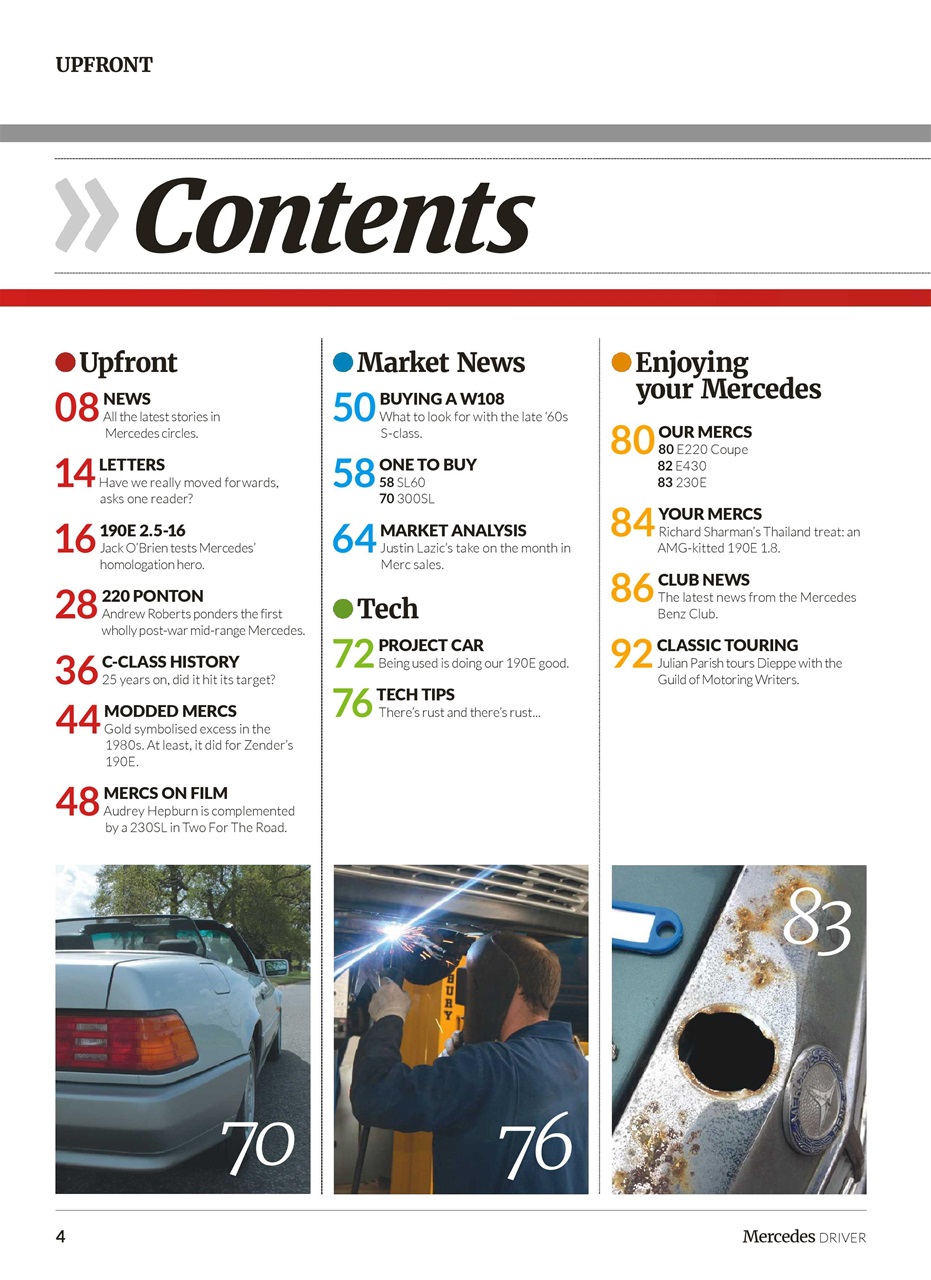 Mercedes Driver Magazine Preview Pages