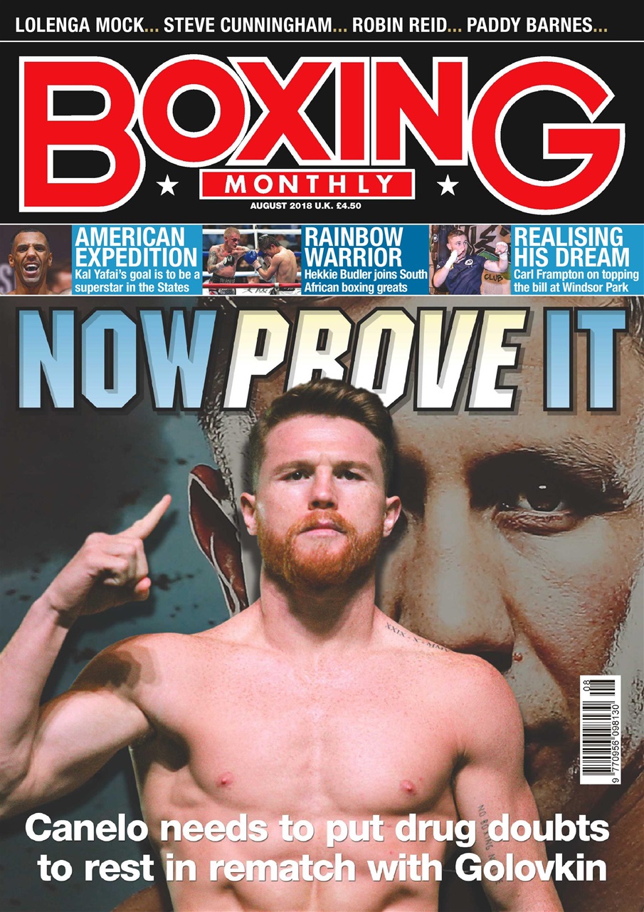 Boxing Monthly Preview Pages