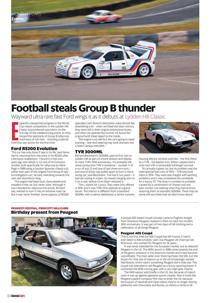 Classic Cars Preview Pages