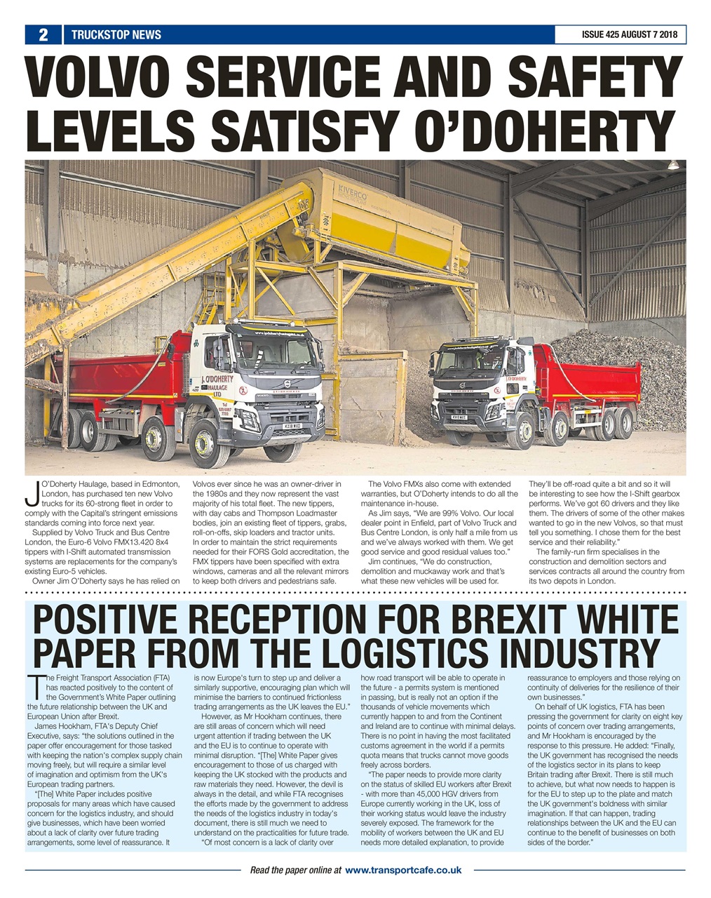 Truckstop News Preview Pages