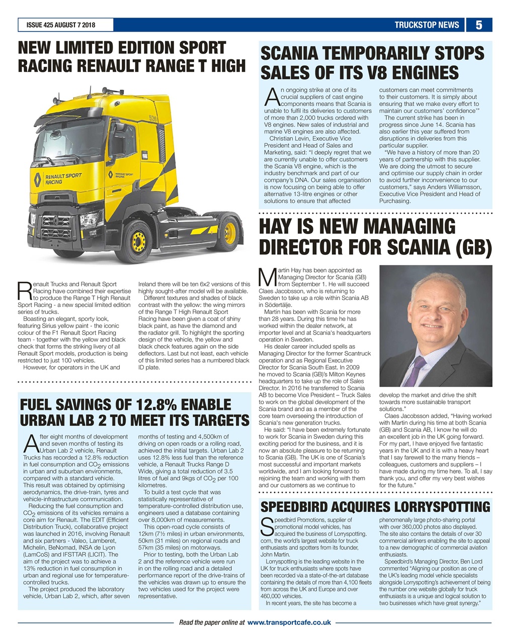 Truckstop News Preview Pages
