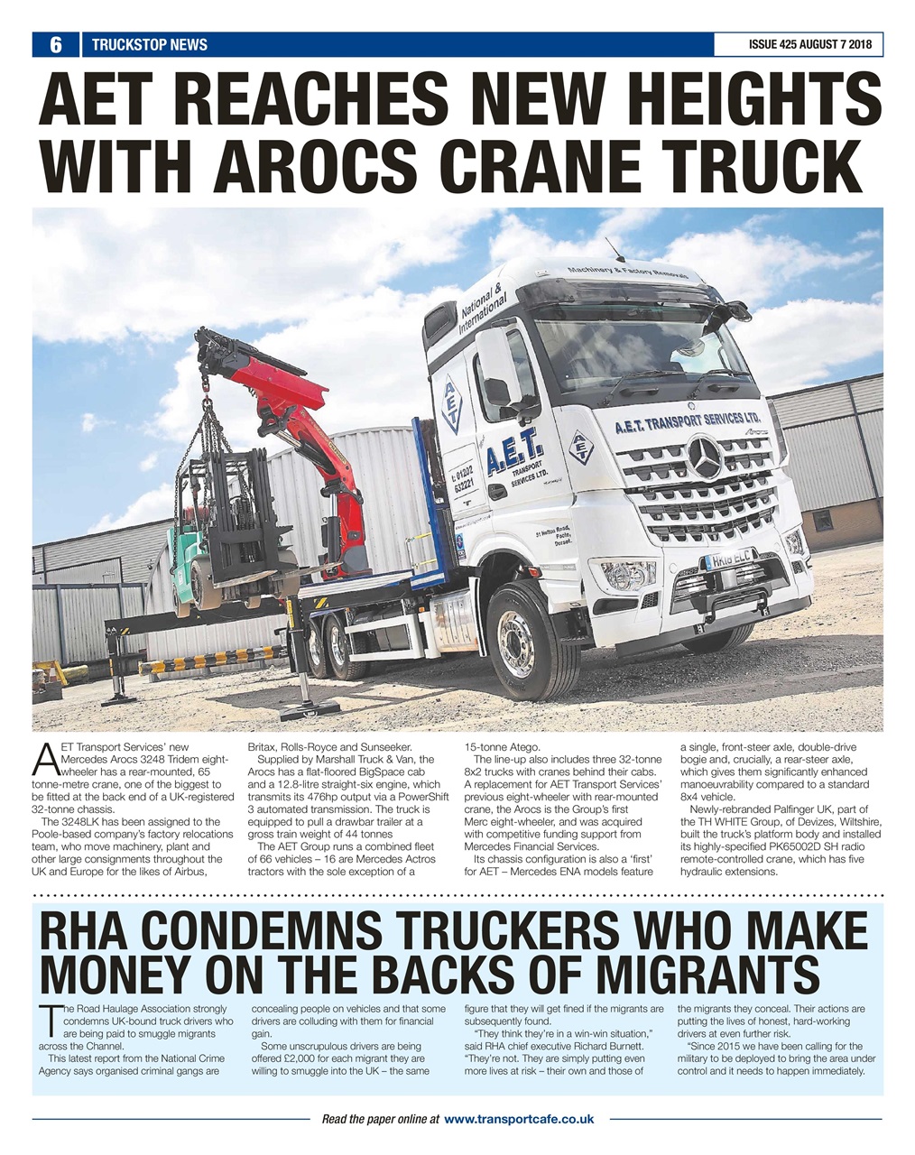Truckstop News Preview Pages