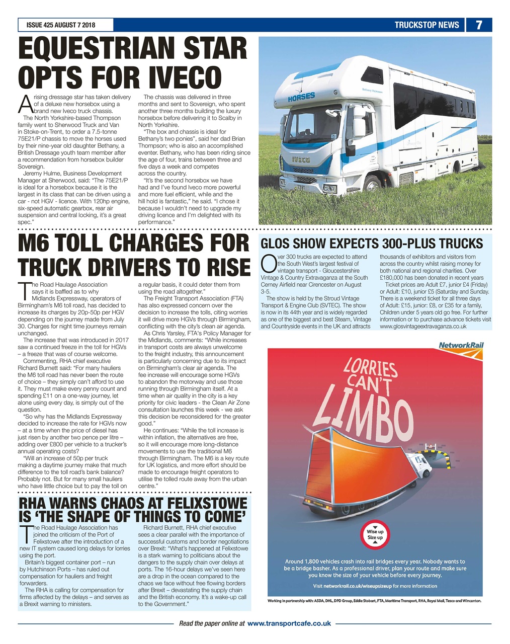 Truckstop News Preview Pages