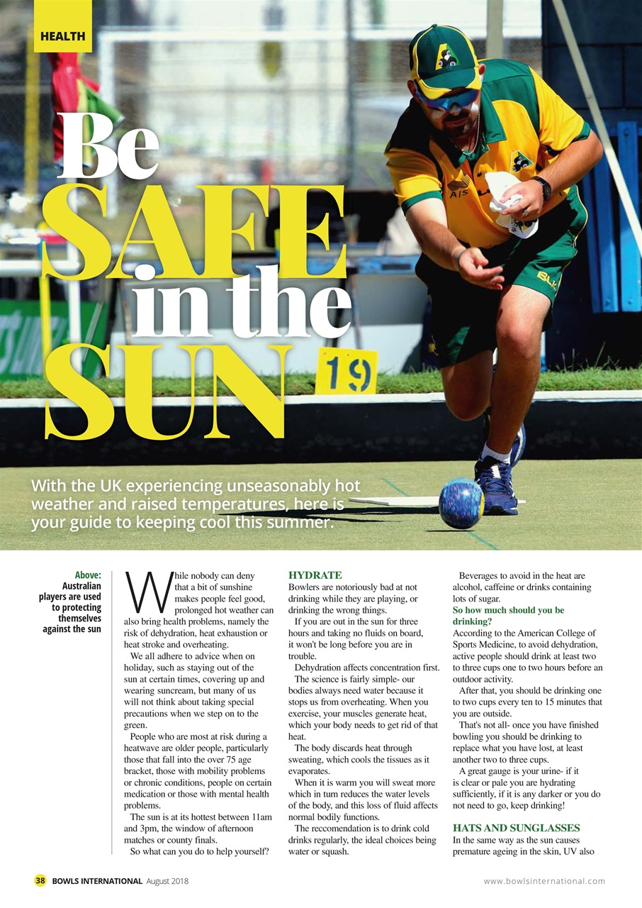 Bowls International Preview Pages