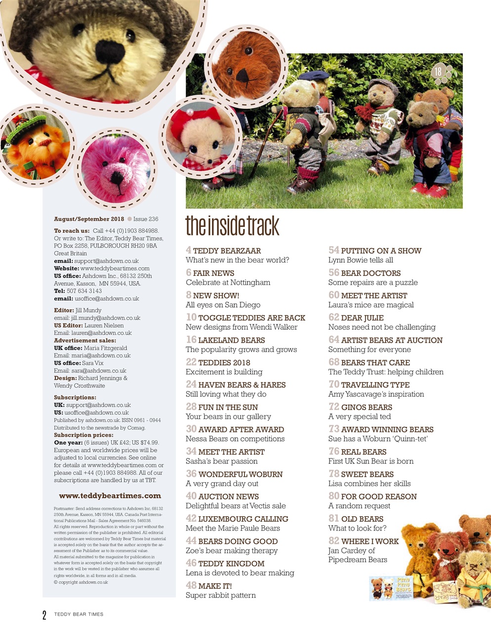 Teddy Bear Times Preview Pages