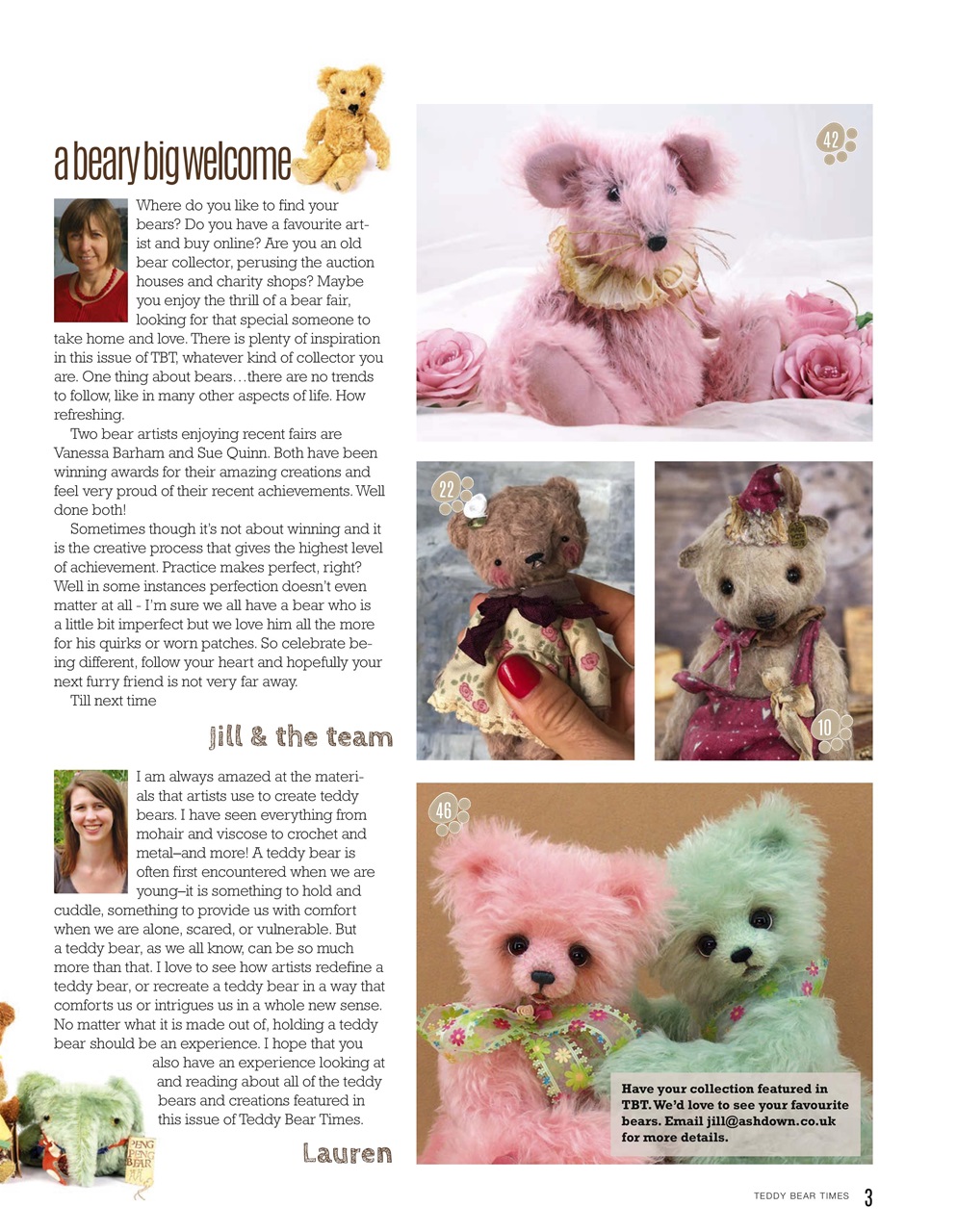 Teddy Bear Times Preview Pages