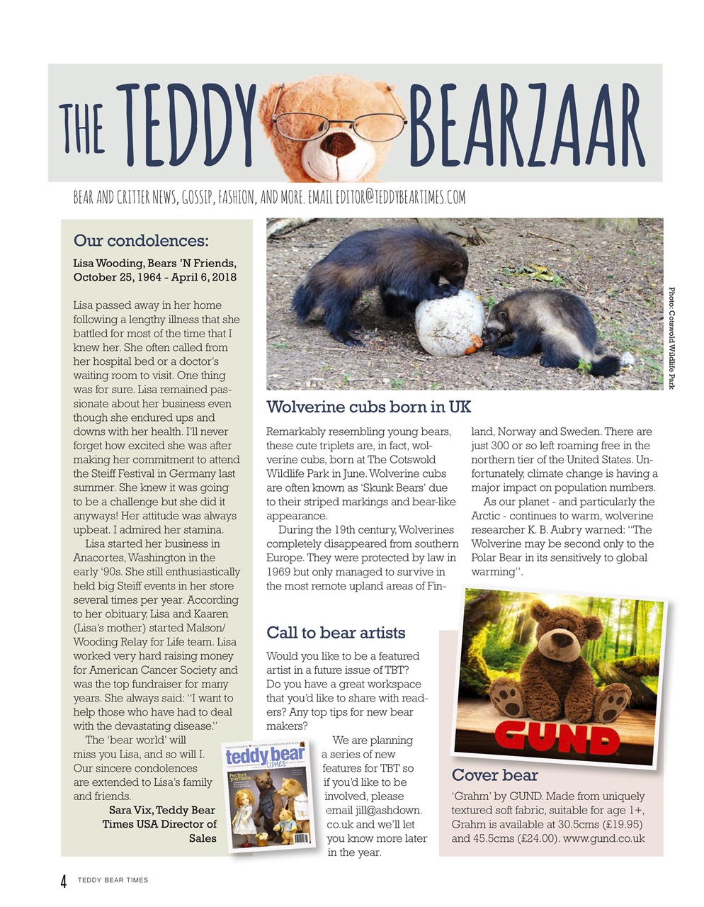 Teddy Bear Times Preview Pages