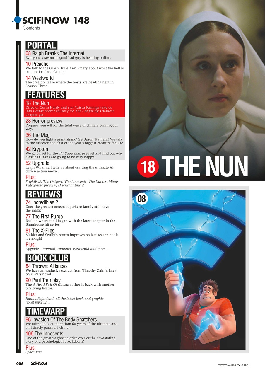 SciFiNow Preview Pages