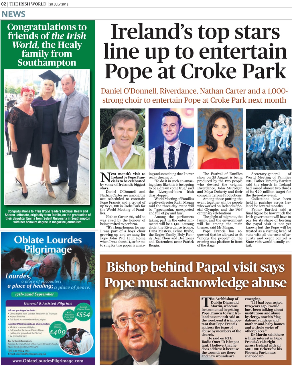 Irish World Preview Pages