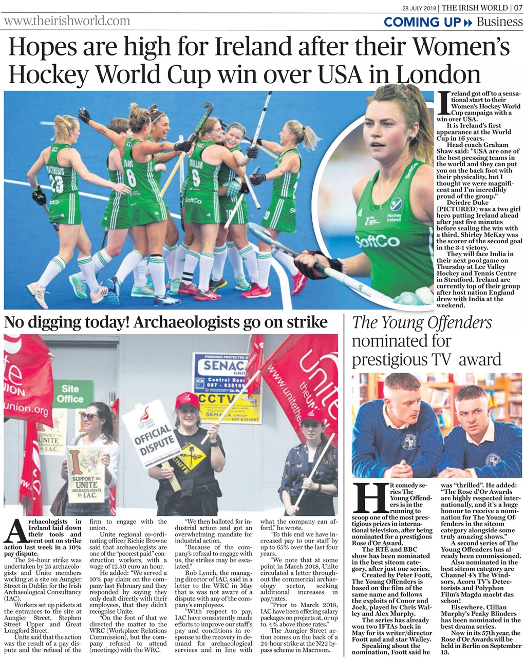 Irish World Preview Pages
