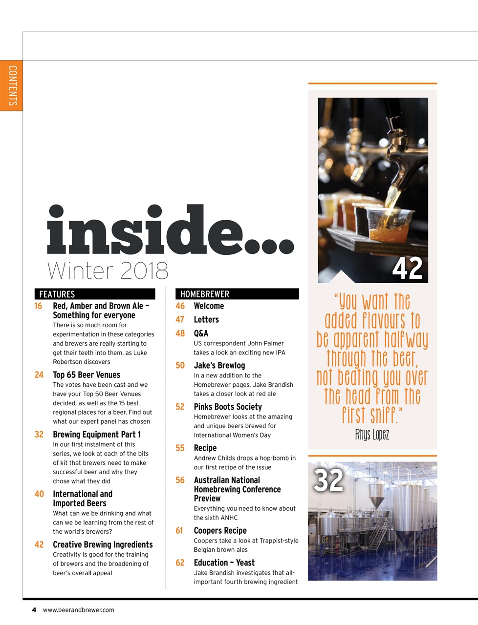 Beer and Brewer Preview Pages