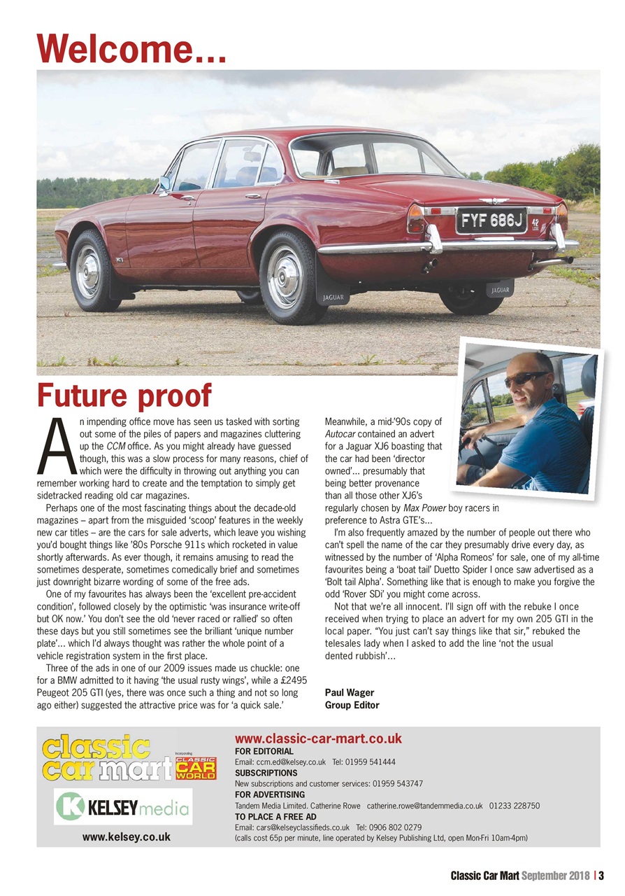 Classic Car Mart Preview Pages