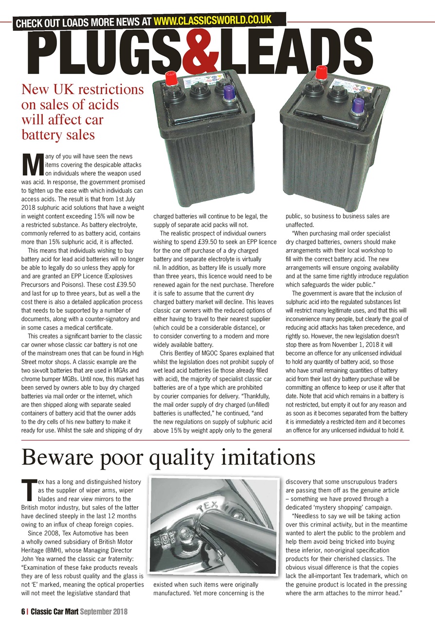 Classic Car Mart Preview Pages