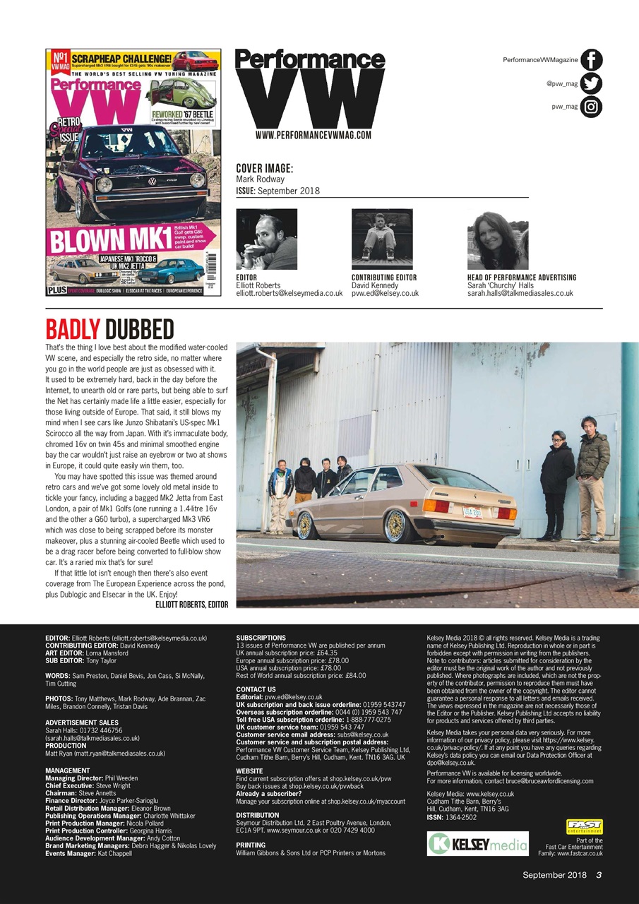 Performance VW Preview Pages