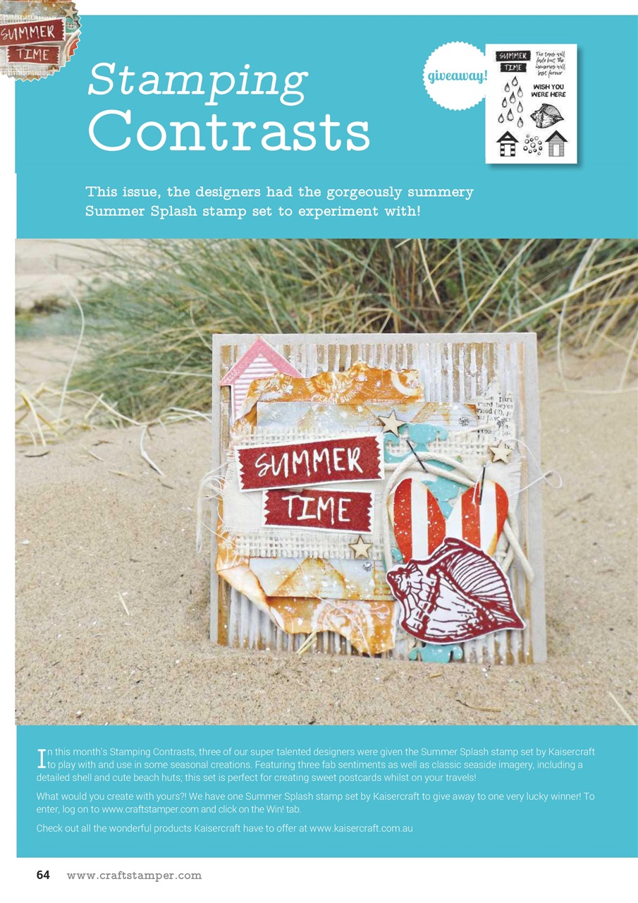 Craft Stamper Preview Pages