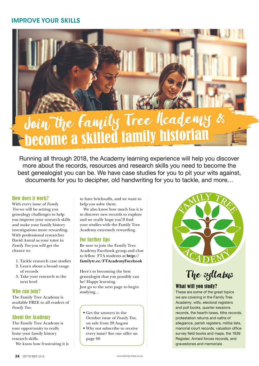 Family Tree Preview Pages