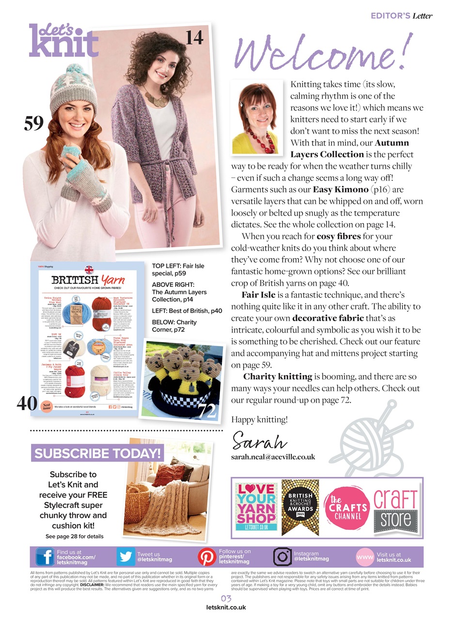 Let's Knit Preview Pages