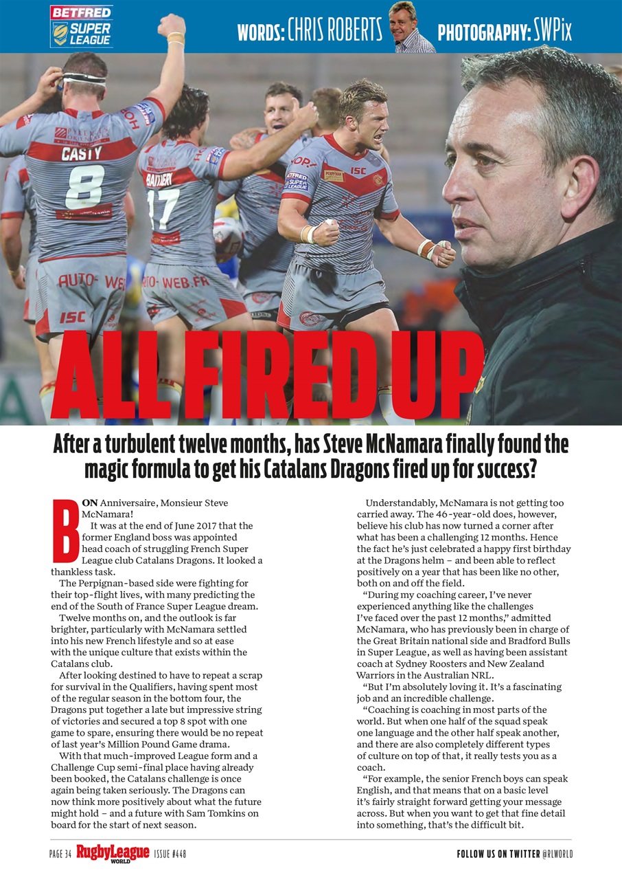Rugby League World Preview Pages