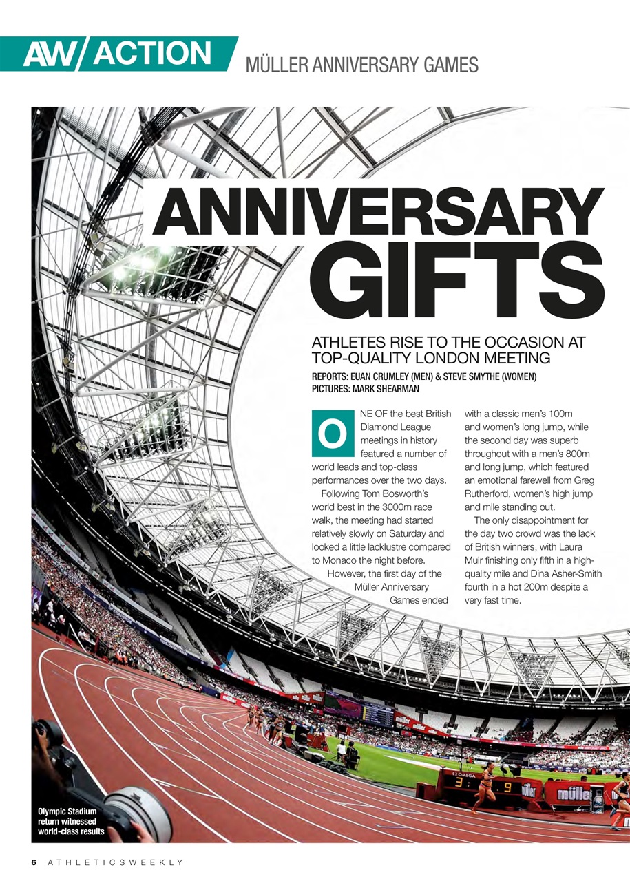 AW – Athletics Weekly Magazine Preview Pages