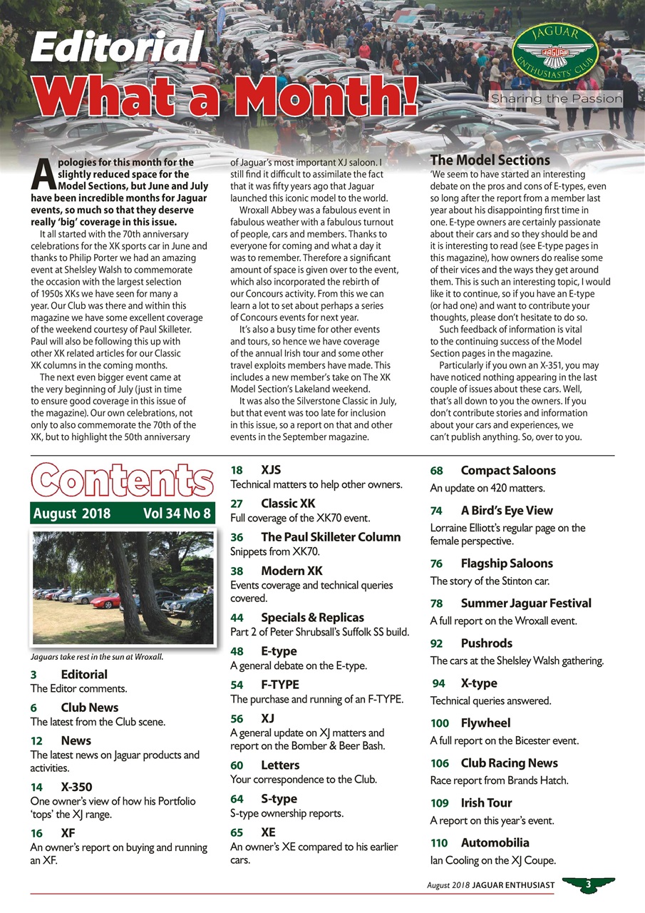 Jaguar Enthusiast Preview Pages