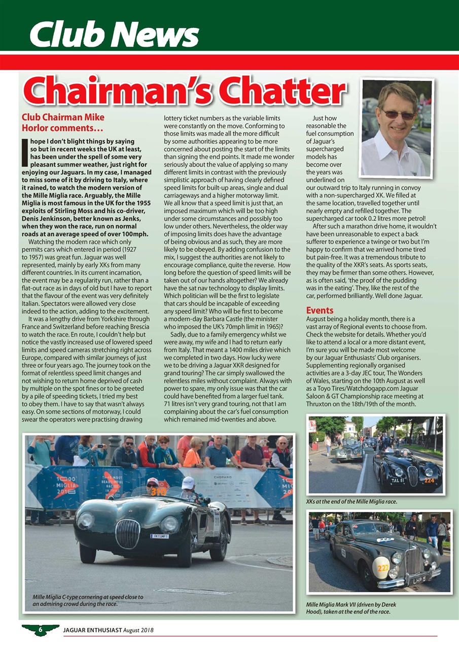 Jaguar Enthusiast Preview Pages