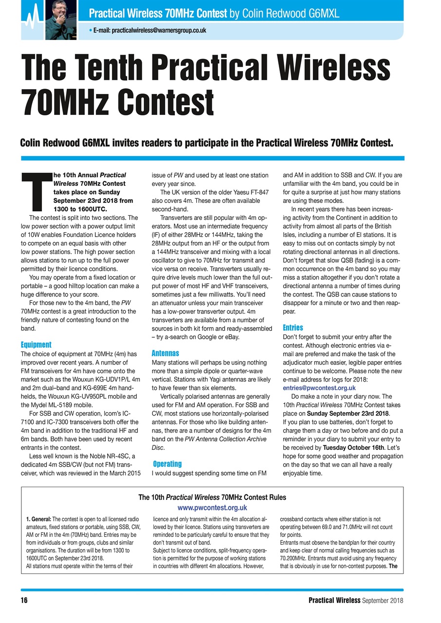 Practical Wireless Preview Pages