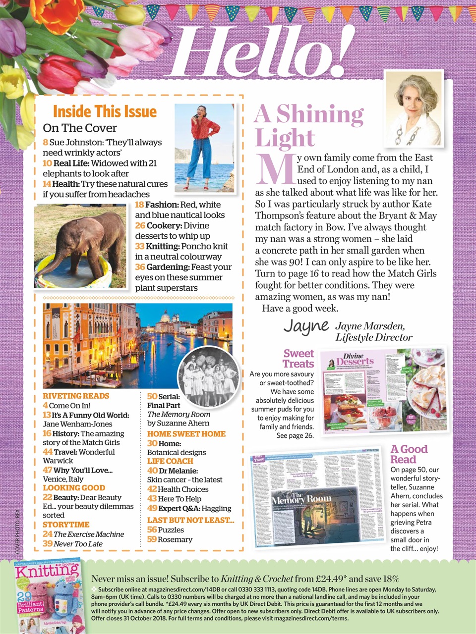Woman's Weekly Preview Pages