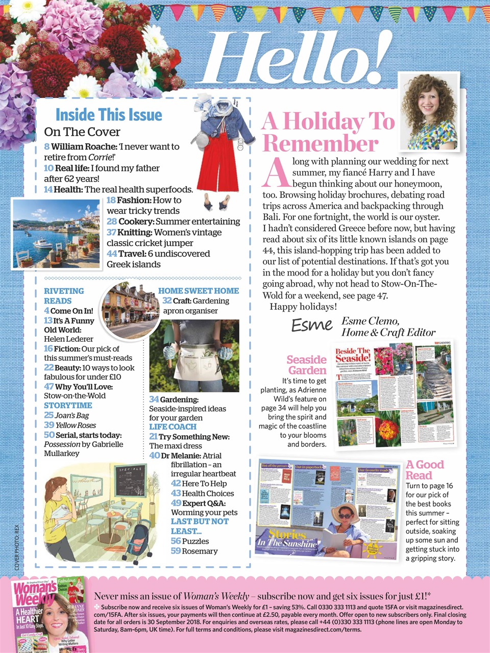 Woman's Weekly Preview Pages