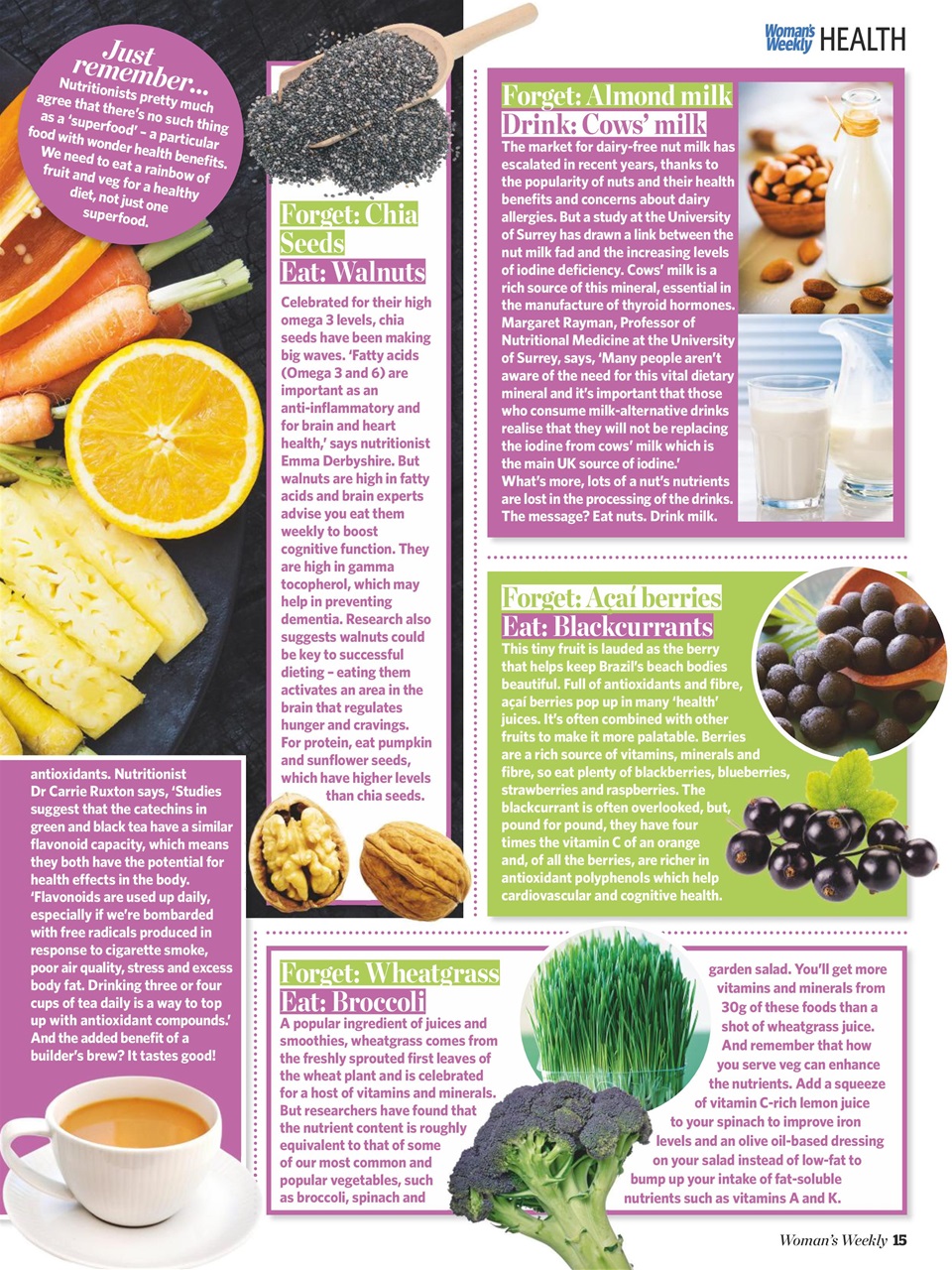 Woman's Weekly Preview Pages