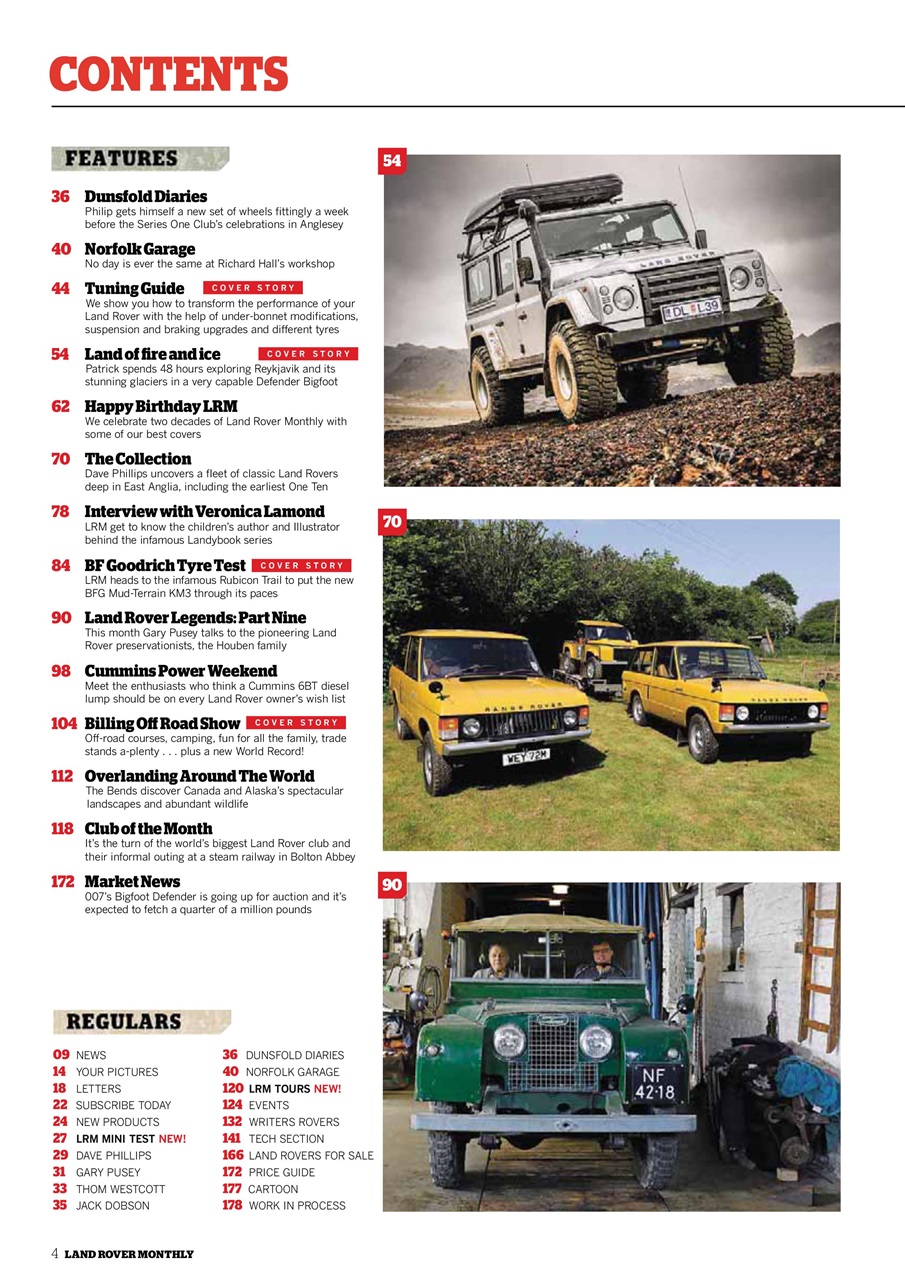 Land Rover Monthly Preview Pages
