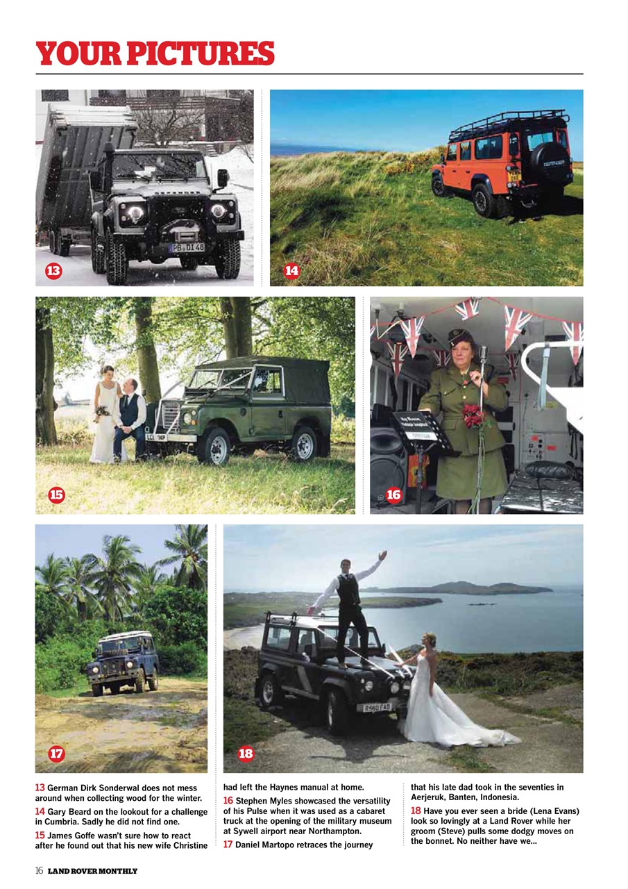 Land Rover Monthly Preview Pages