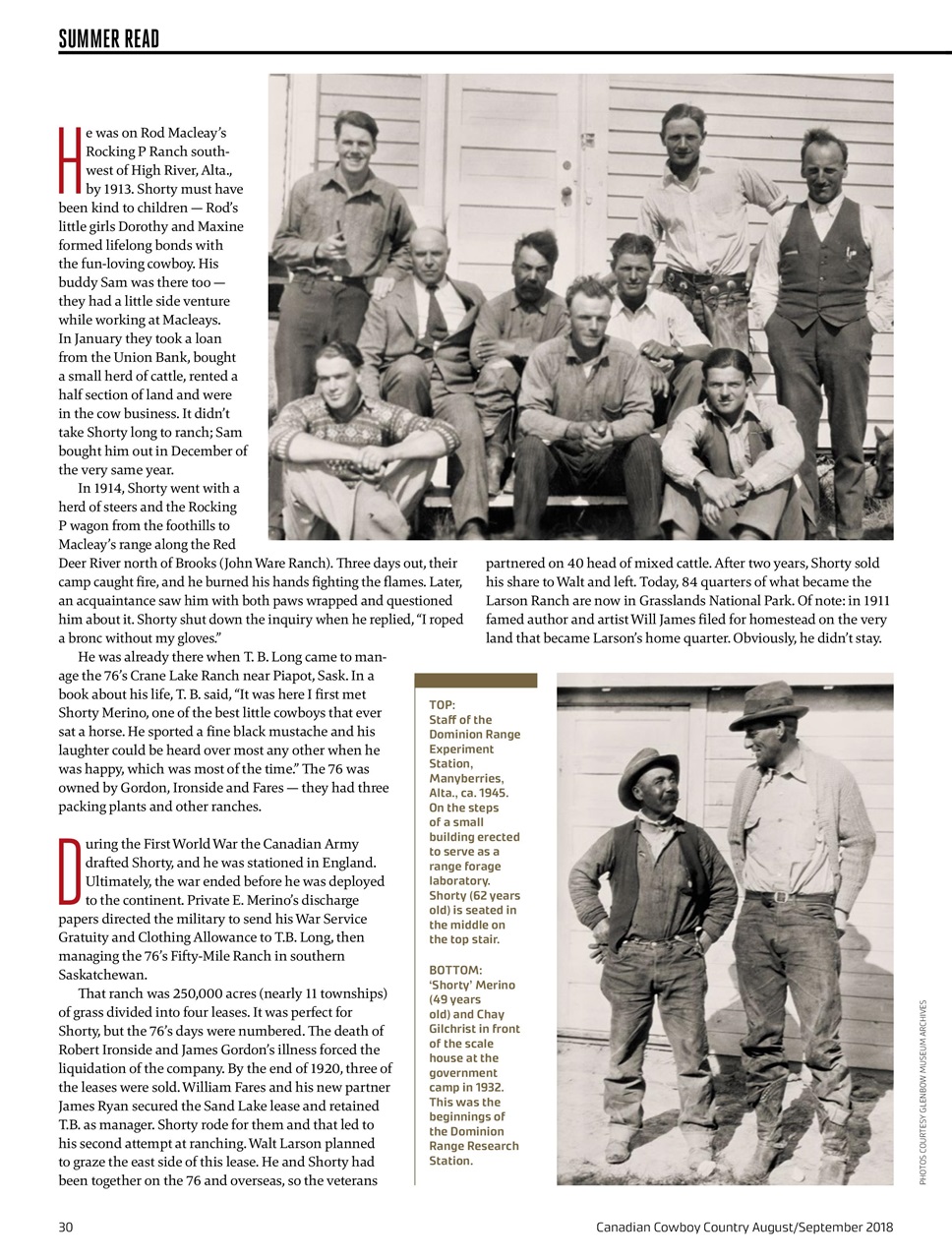 Canadian Cowboy Country Preview Pages