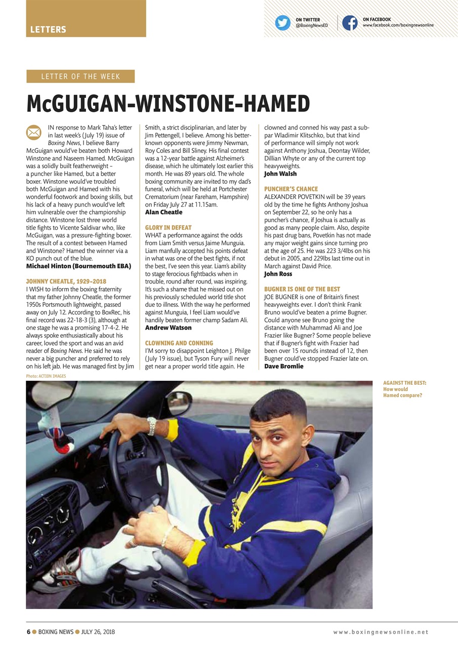 Boxing News Preview Pages
