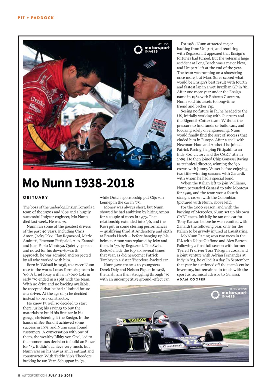 Autosport Preview Pages