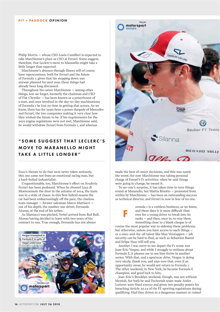 Autosport Preview Pages
