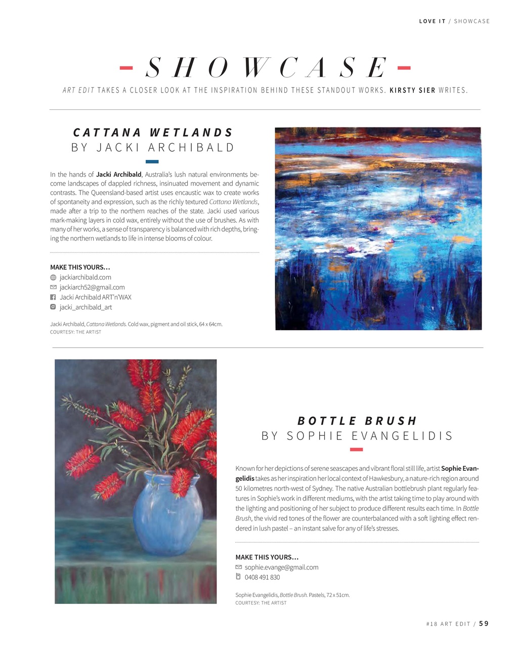 Art Edit Preview Pages