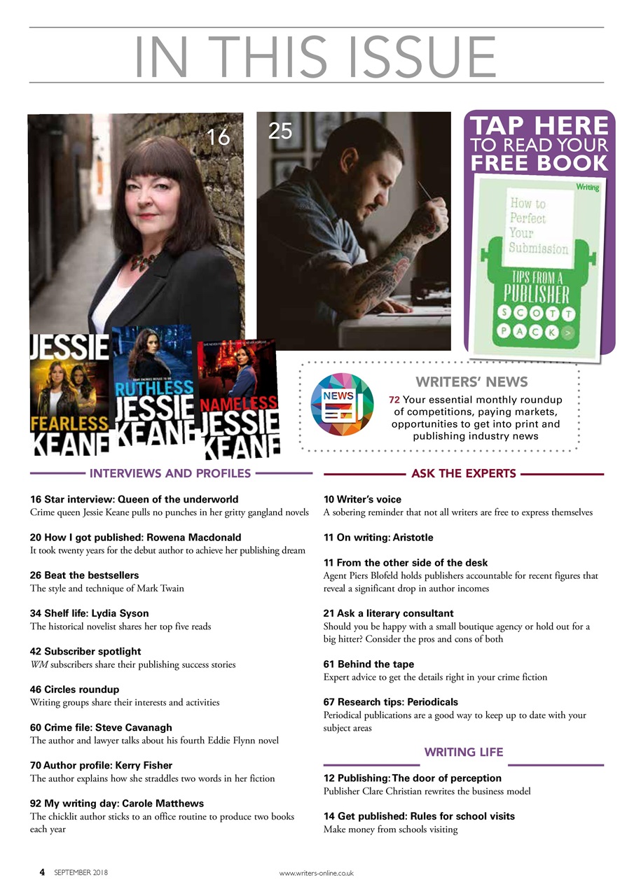 Writing Magazine Preview Pages