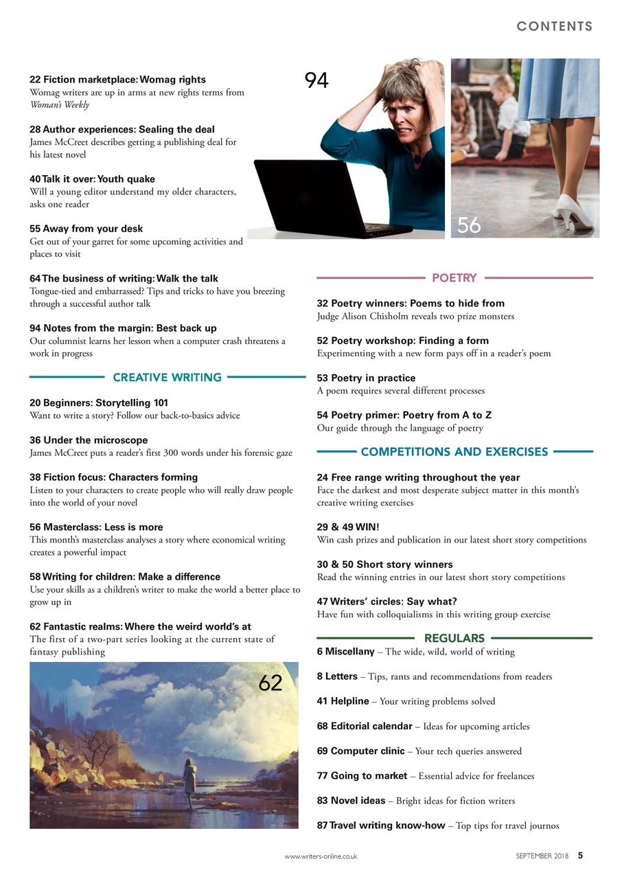 Writing Magazine Preview Pages