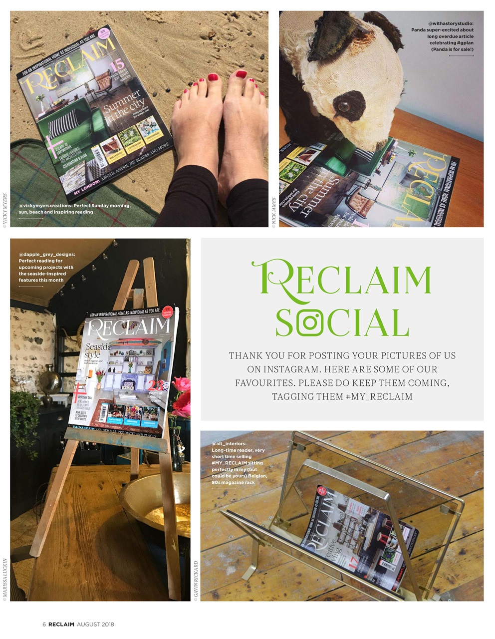 Reclaim Preview Pages