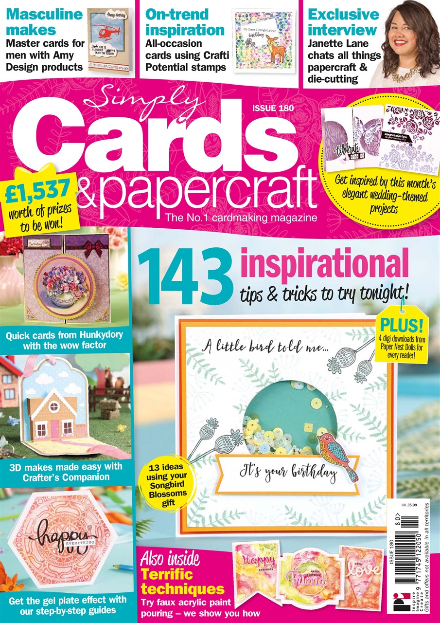 Simply Cards & Papercraft Preview Pages
