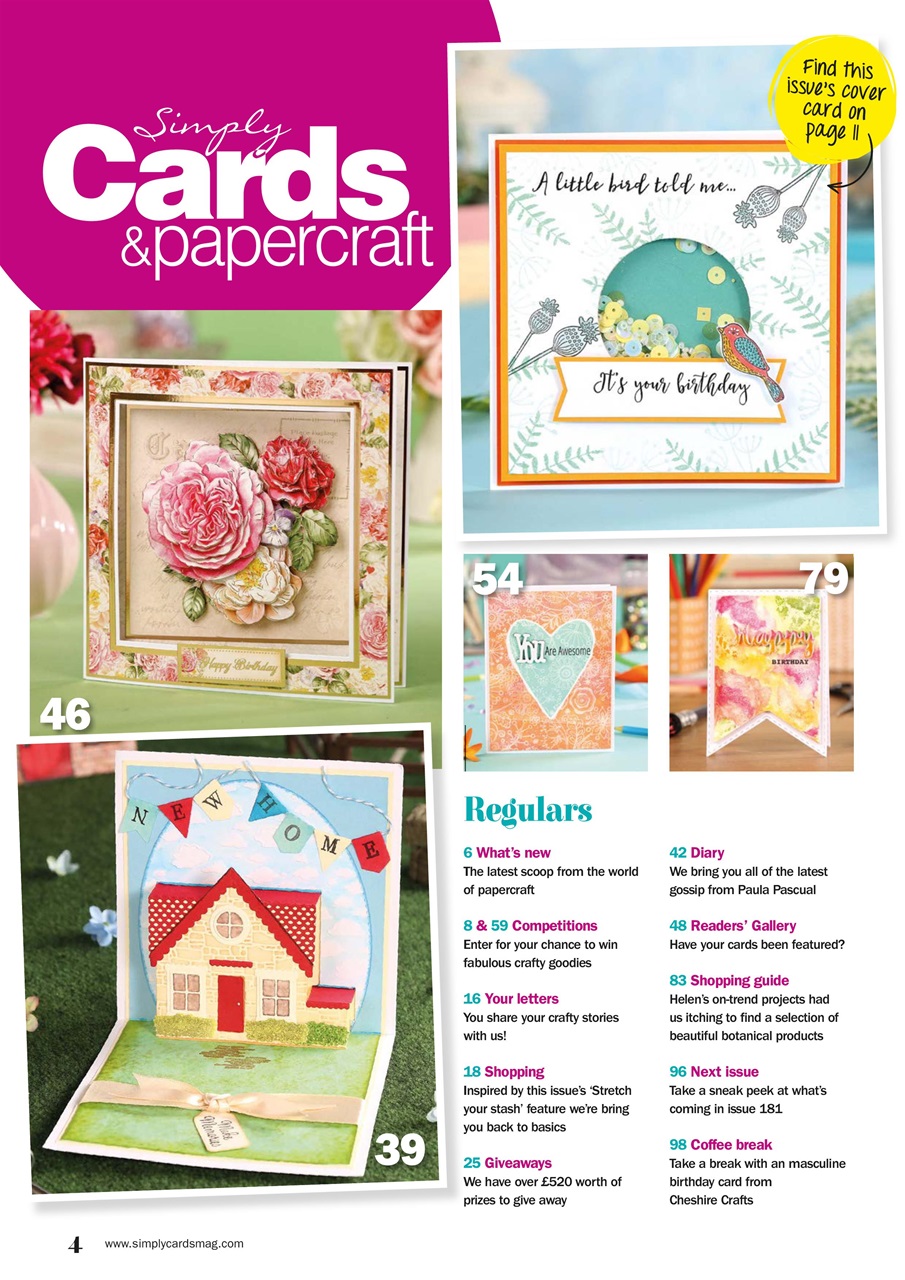 Simply Cards & Papercraft Preview Pages