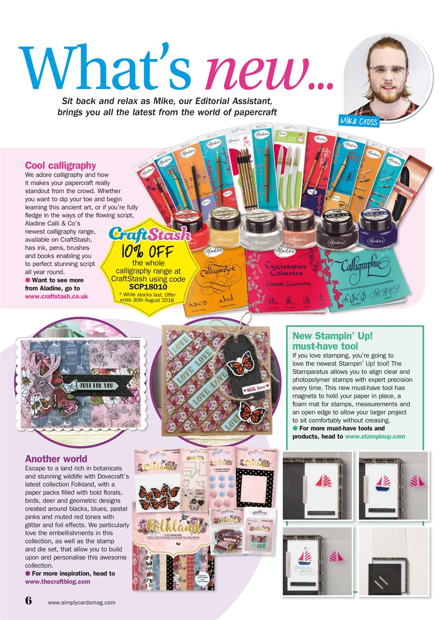 Simply Cards & Papercraft Preview Pages