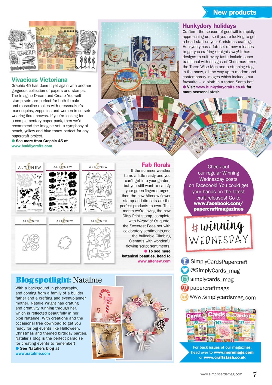 Simply Cards & Papercraft Preview Pages